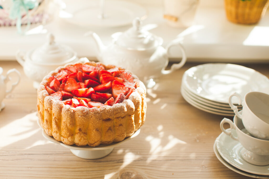 charlotte aux fraises