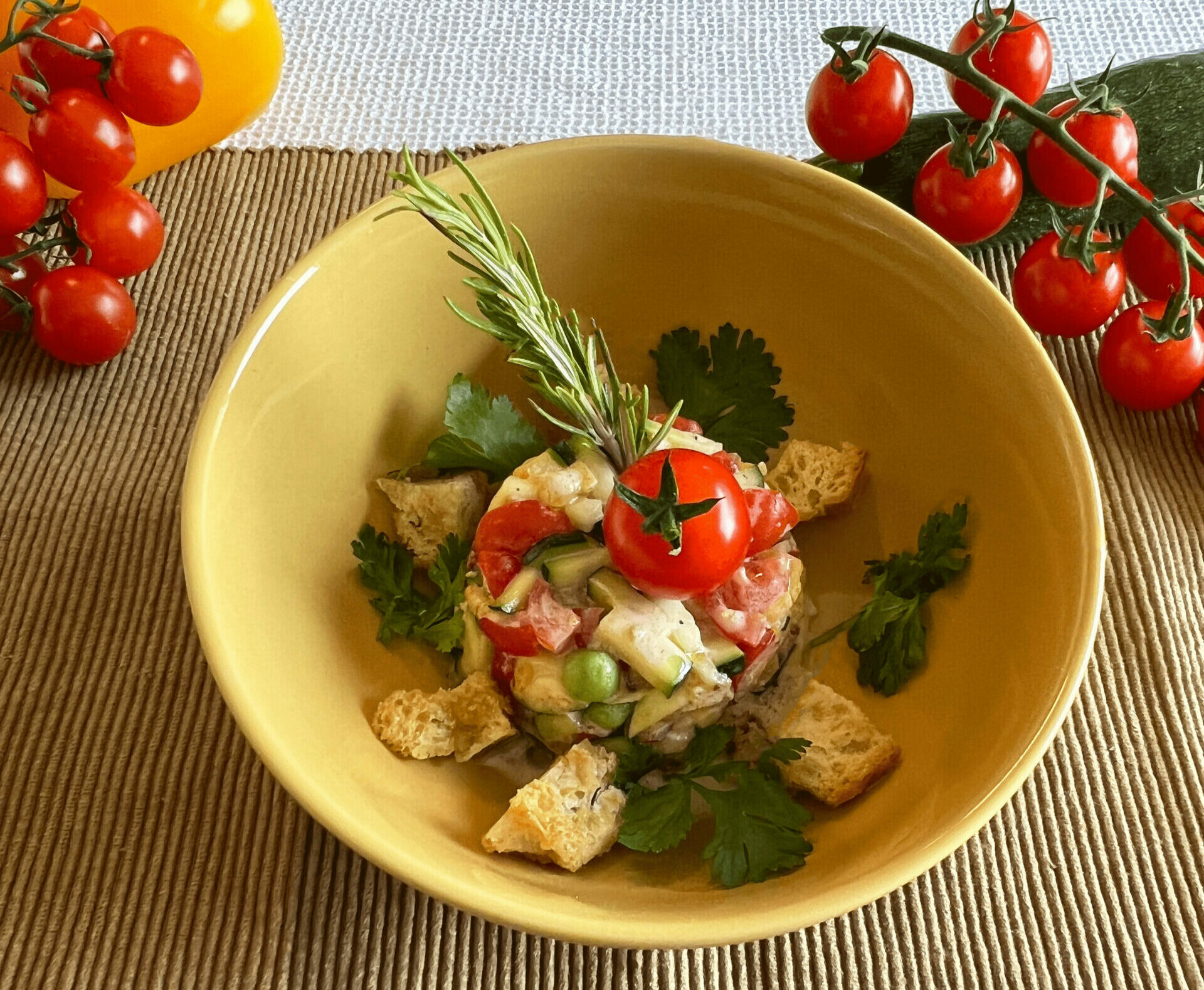 Tartare de légumes d’été