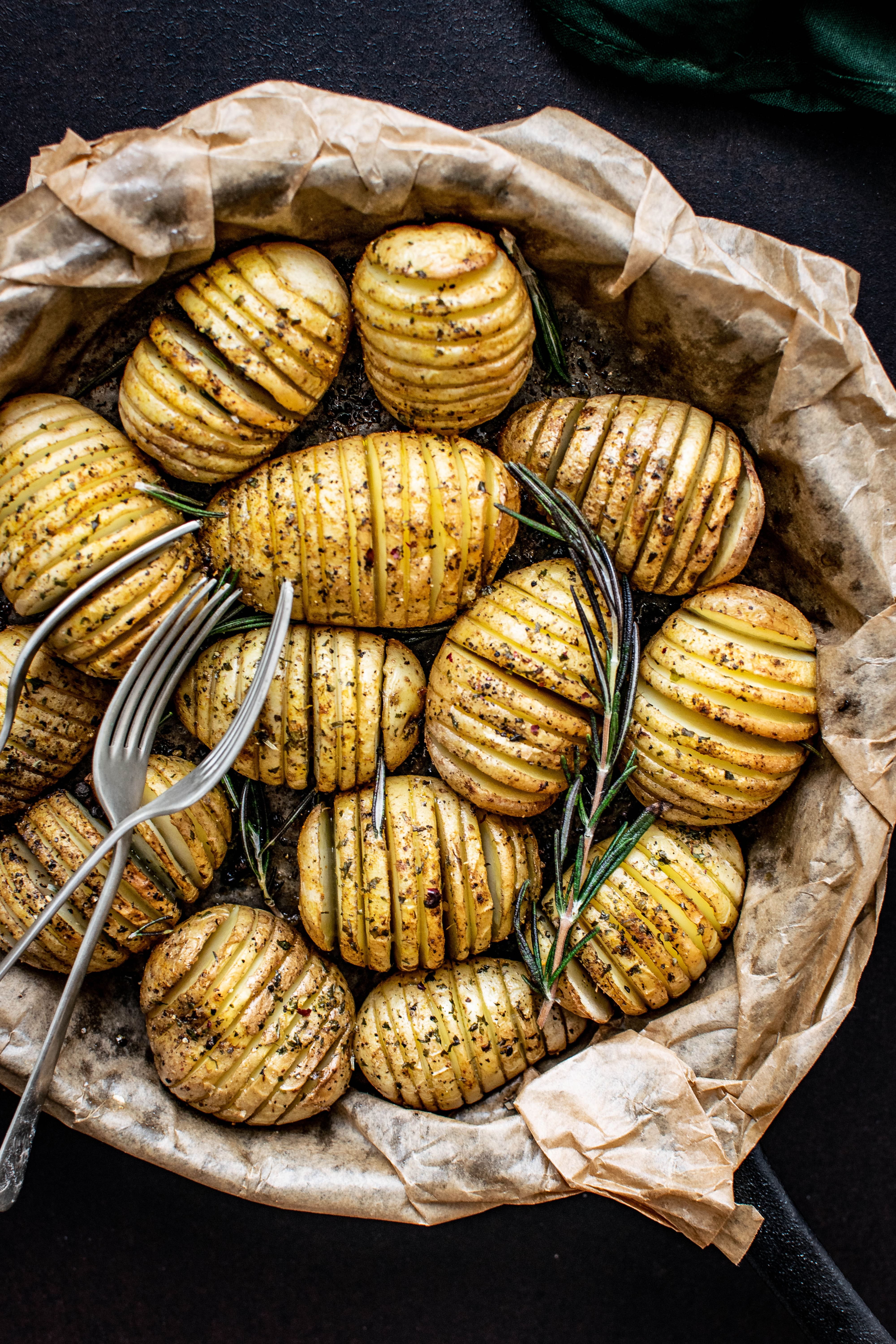 Pommes de terre au four aux herbes de provence