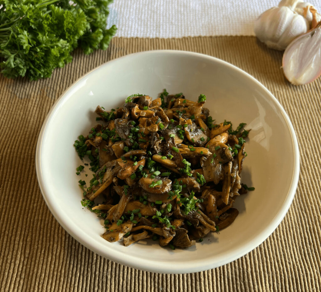 fricassée de champignons