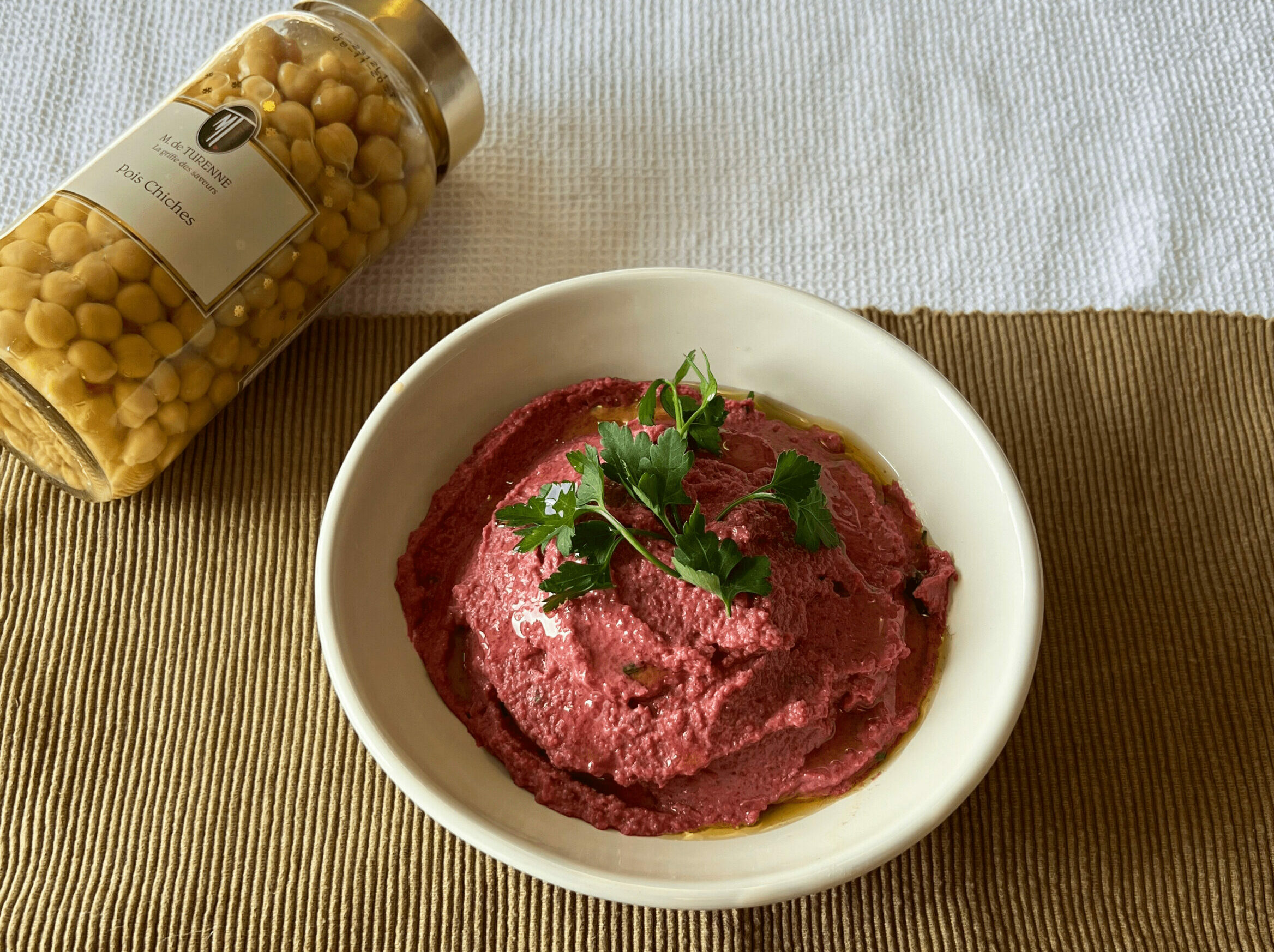 houmous de betterave cerise et potiron