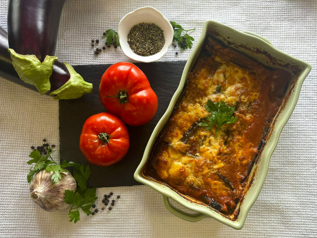 recette aubergines cerise et potiron
