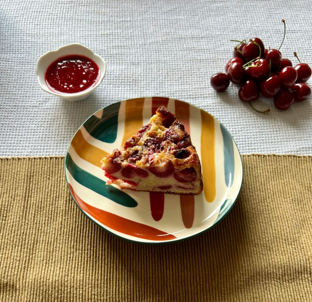 clafoutis aux cerises et amandes