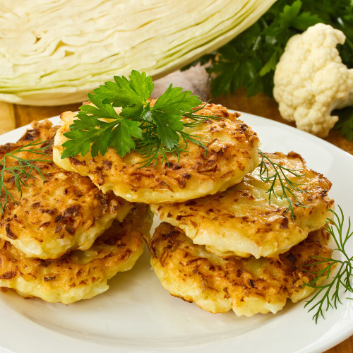 Galettes de chou-fleur et cumin