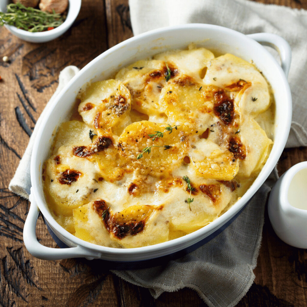 recette de gratin de salsifi à l'emmental