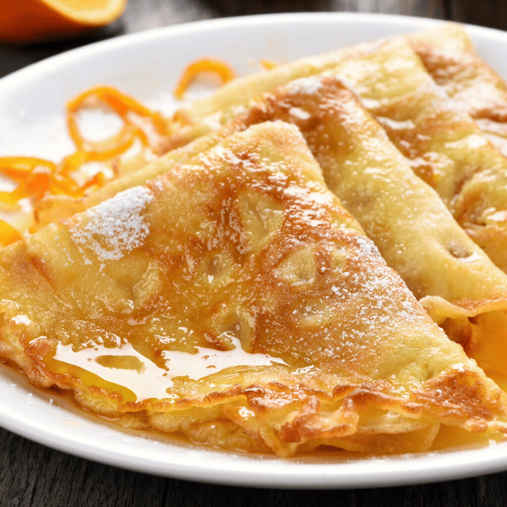 recette crêpe clémentine miel