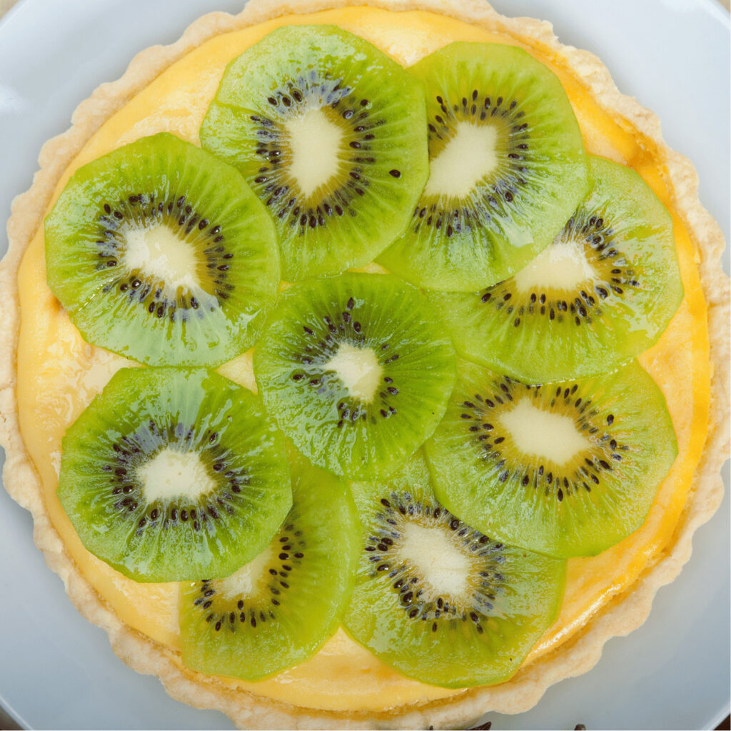 Tarte aux kiwis et à l'orange