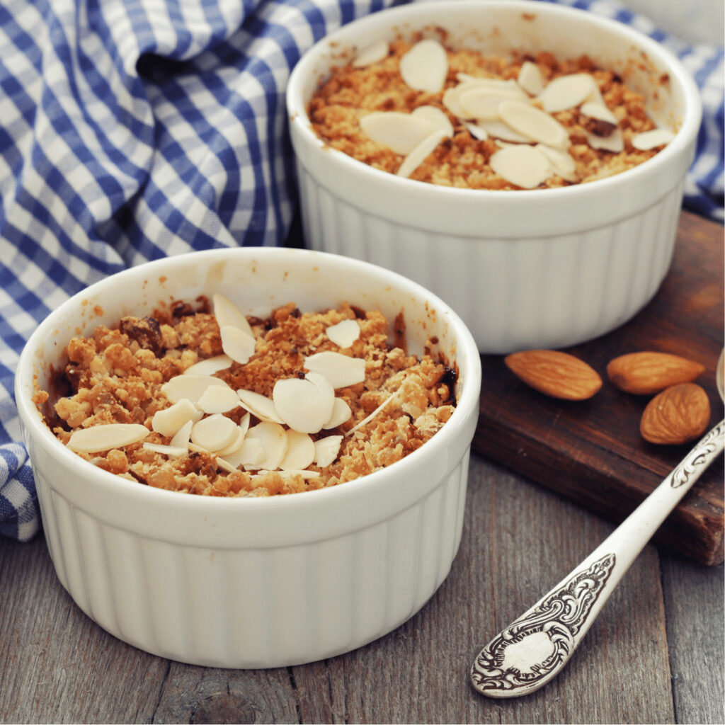 recette de crumble aux kiwi