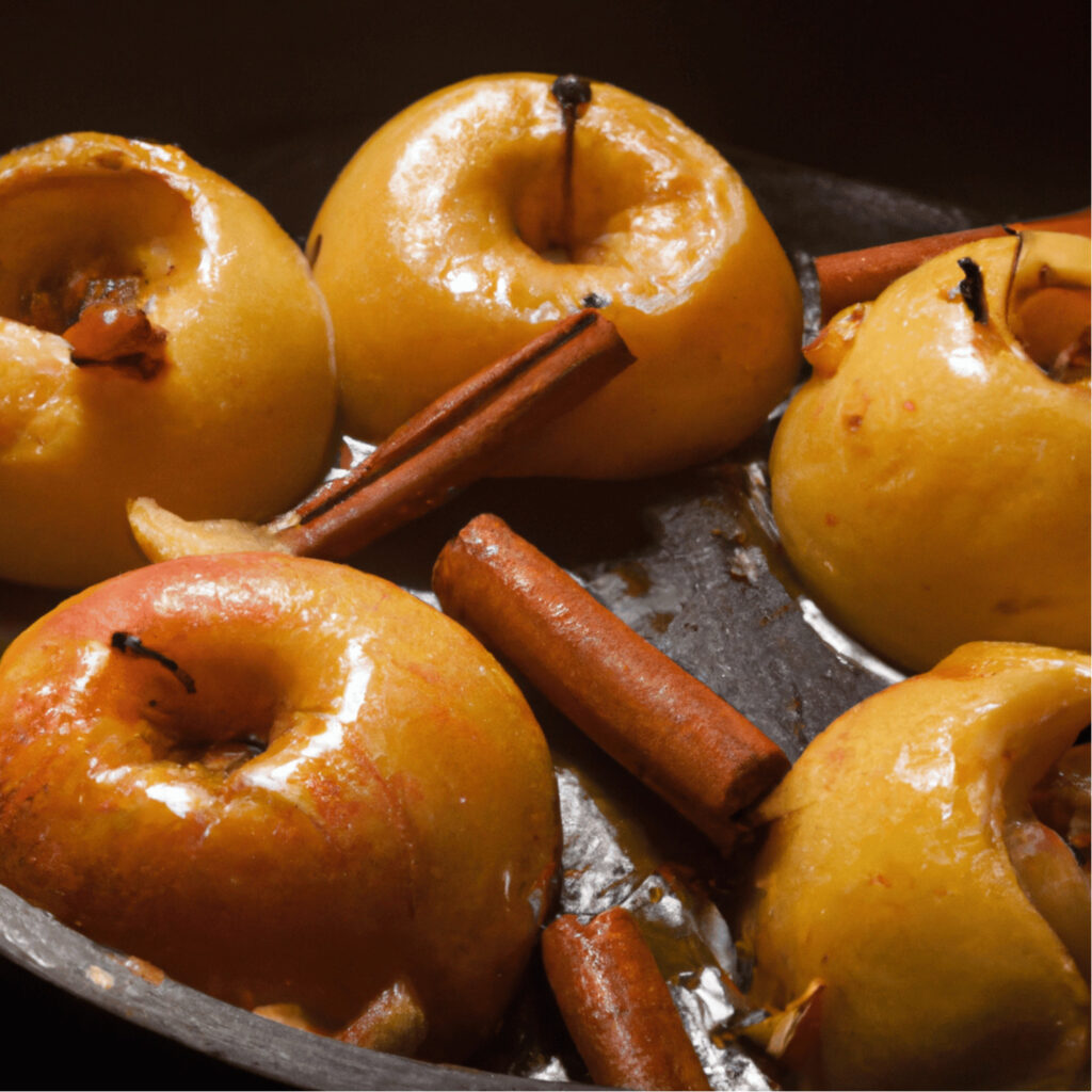 recette de pommes rôties aux épices