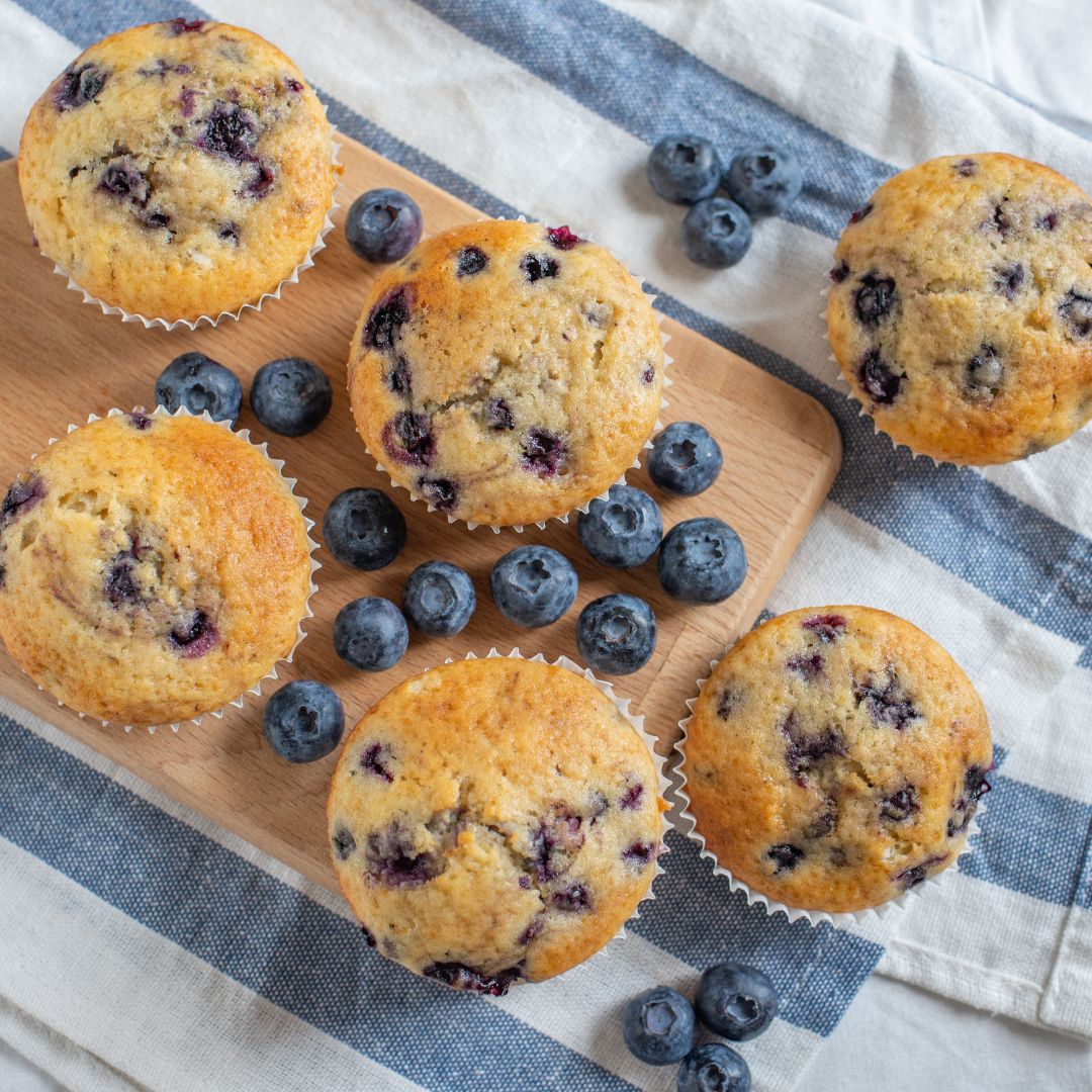 Muffins aux myrtilles