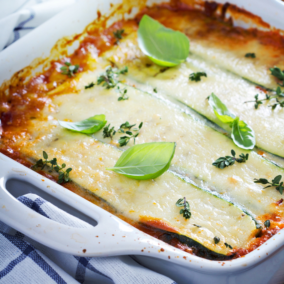 Lasagnes aux courgettes et au chèvre