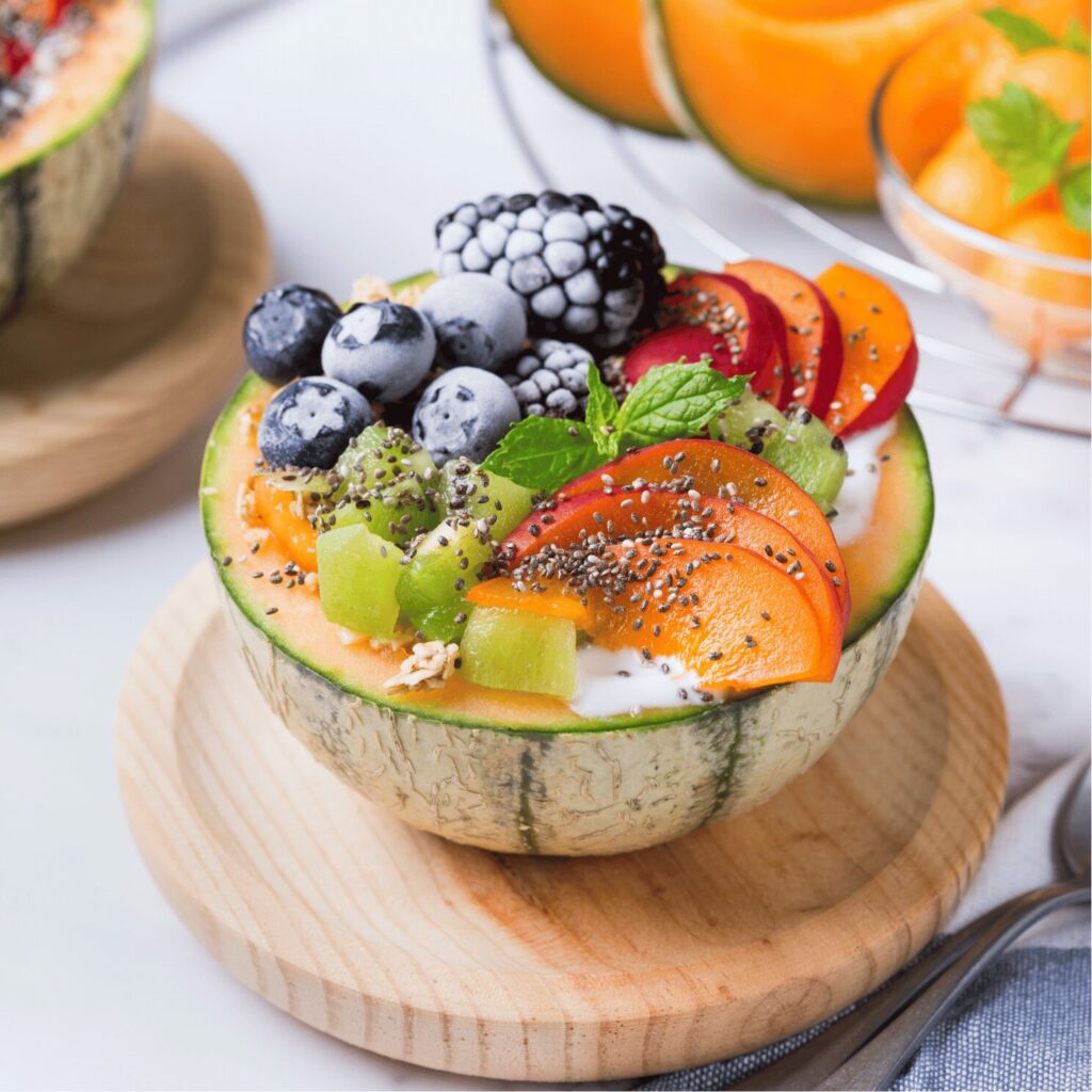 Smoothie bowl aux fruits d’été