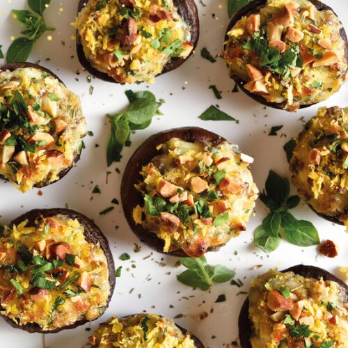 champignons farcis à la crème de parmesan