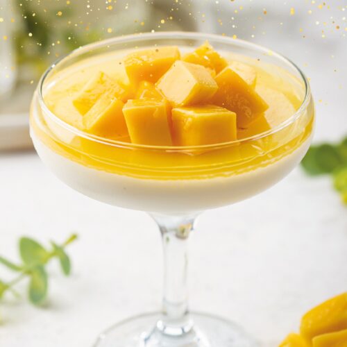 panna cotta mangue coco