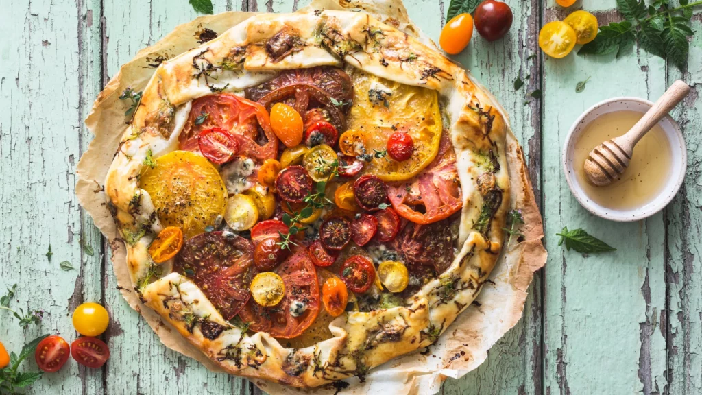 Tartes aux tomates anciennes
