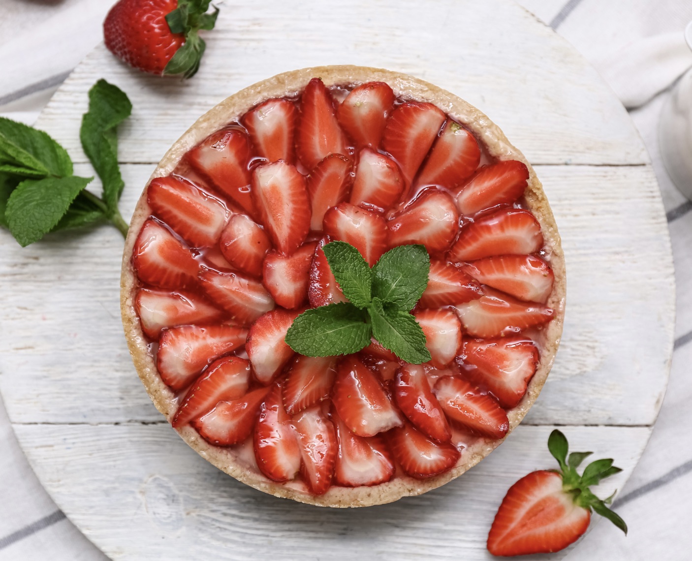 Tarte aux fraises